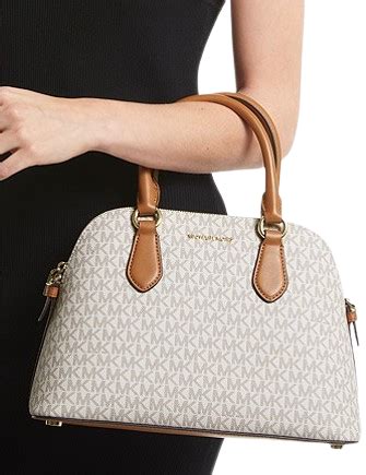 michael kors veronica medium dome satchel|MICHAEL Michael Kors Logo Veronica Medium Dome Satchel.